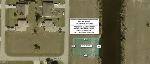 Cape Coral Freshwater Canal Lot