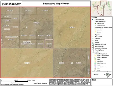 10 Acres in Yucca, AZ