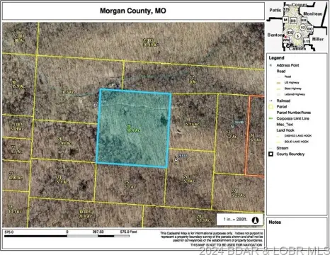 Wooded Acreage in Stover, Missouri