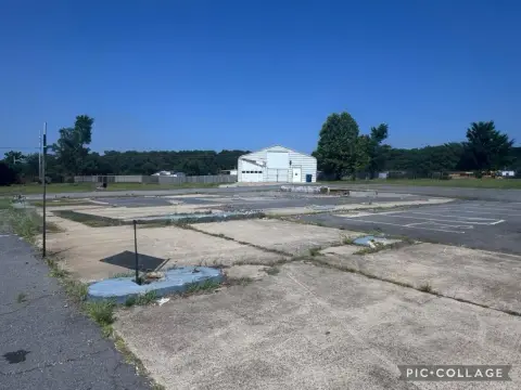 Commercial Lot with Rear Metal Building