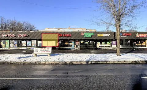 Retail Storefront with High-Visibility Windows