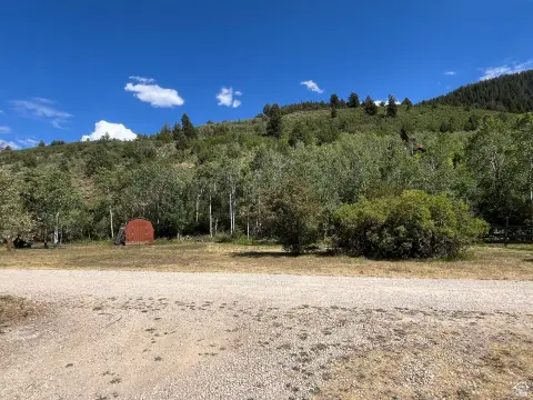 Mountain Land Near Uinta Mountains