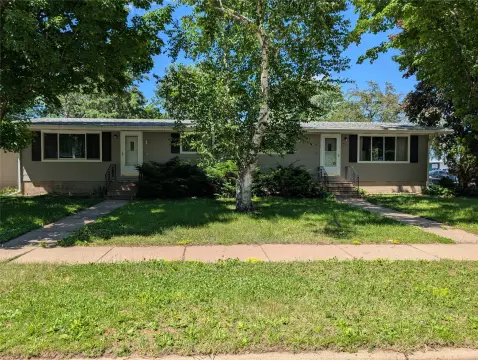 Vacant Duplex With Detached Garage