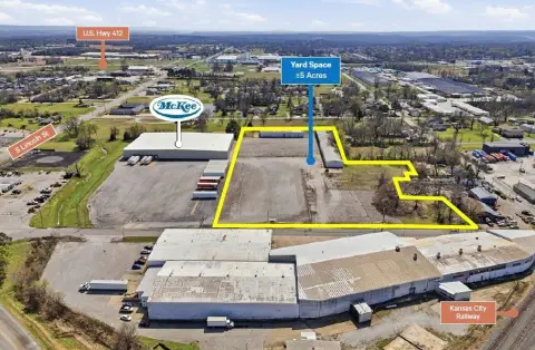 Fenced Industrial Laydown Yard