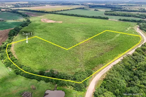 Farmland Tract with Wet-Weather Creek