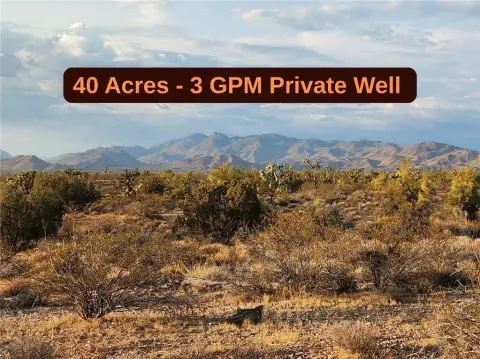40 Acres with Private Well