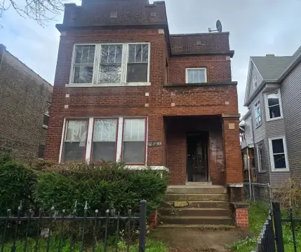 Two-Unit Brick Flat Building
