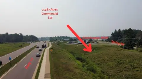 Zoned B-3 Commercial Corner Lot