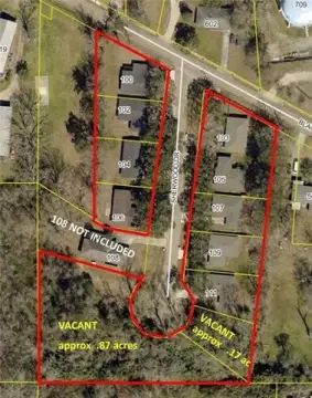 Nine Homes Plus Vacant Lots