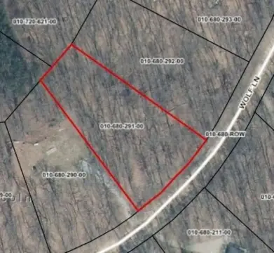 Forested Recreation Land Lot