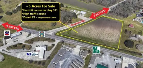 Commercial Land at Signalized Corner