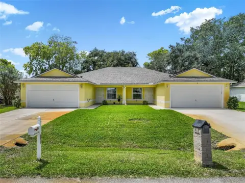 Three-Bedroom Duplex with Garages