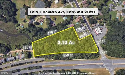 Corner Lot in Essex, MD