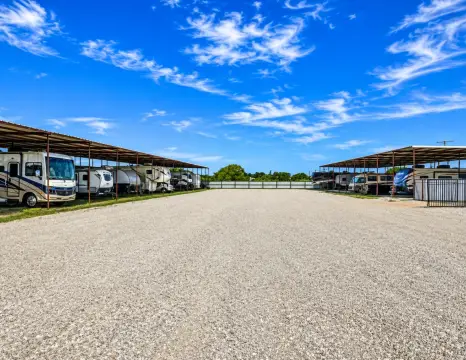 Covered RV Storage Facility