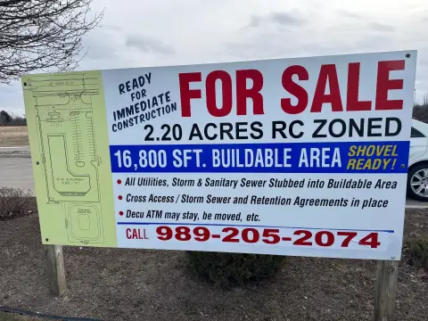 Commercial Land with On-Site ATM