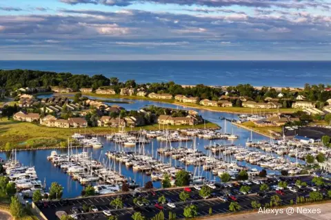 Premium Boat Slip on Muskegon Lake