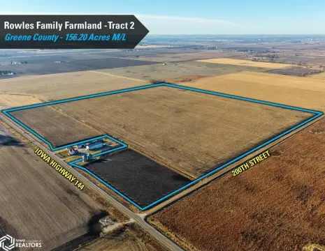Farmland Auction near Grand Junction, Iowa