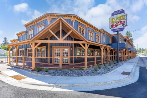 Storefront With New Roof