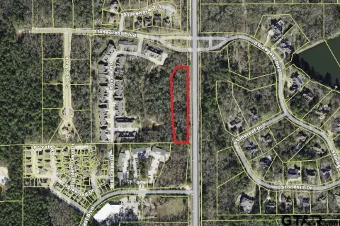 Wooded Commercial Land with Frontage
