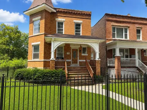 Brick Two-Flat with Garage