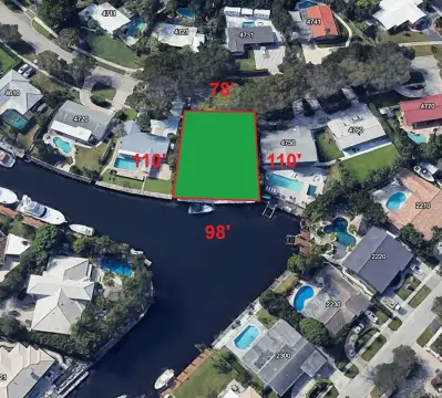 Waterfront Lot in Lighthouse Point