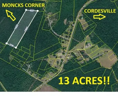 Cordesville Land with Development Potential