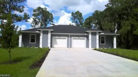 Duplex with Fruit Trees