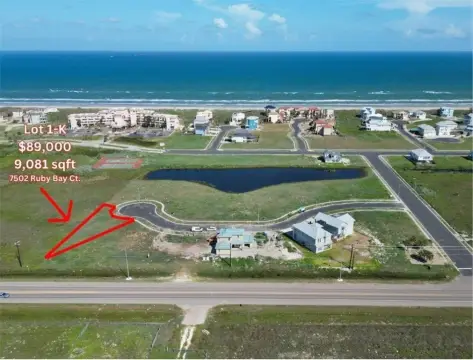 Port Aransas Oversized Cul-de-Sac Lot