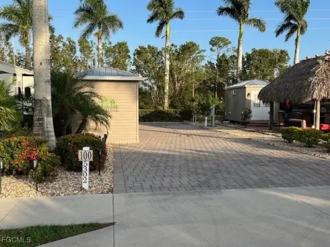 Paved Lot with Finished Shed