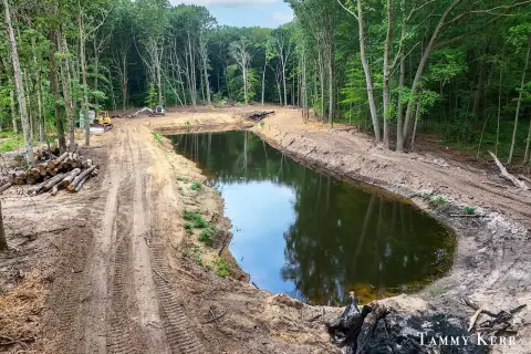 Zoned Waterfront Land with Pond