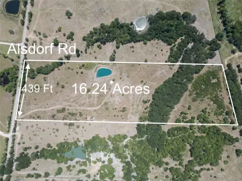 Acreage with Pond and Water Meter
