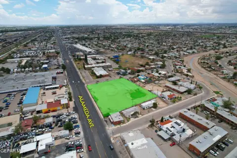 Fenced Commercial Land