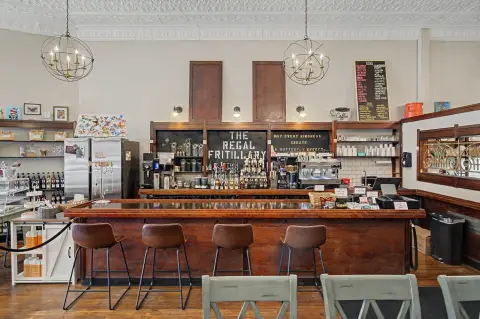 Mixed-Use Coffee Shop Building