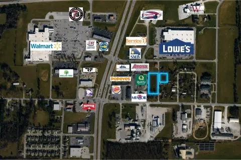 Cleared Commercial Land Near I-49