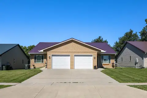Ranch-Style Duplex with Garages