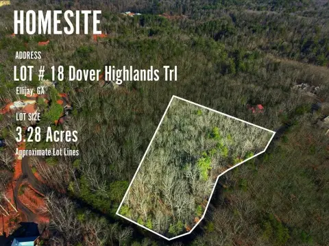 Ellijay Buildable Lot in Gated Community