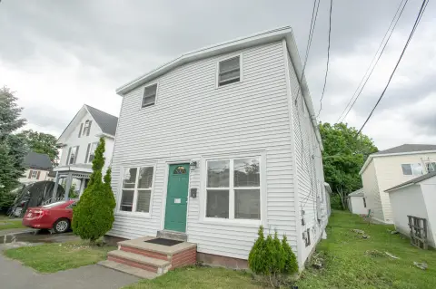 Two-Unit Duplex with Storage Building