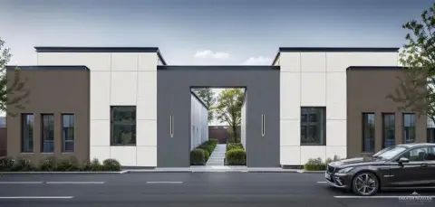 Fourplex with Private Patios