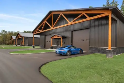 Luxury Garages in Gated Community