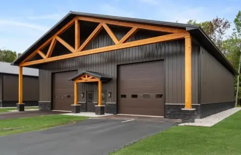 Luxury Garages in Gated Community