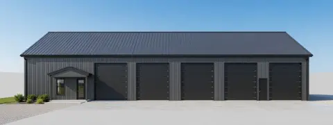 New Warehouse with Roll-Up Doors