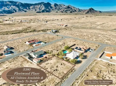 Pahrump Land with Utilities Ready