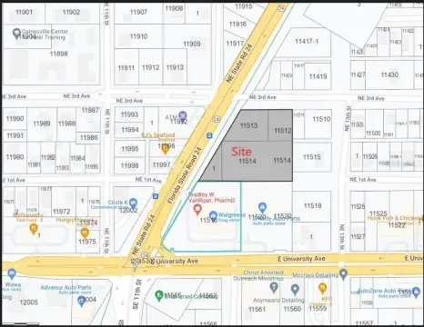 Gainesville Land with Mixed-Use Zoning