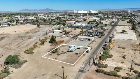 Fenced Commercial Land