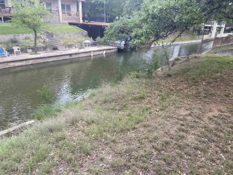 Waterfront Residential Land with Retaining Walls