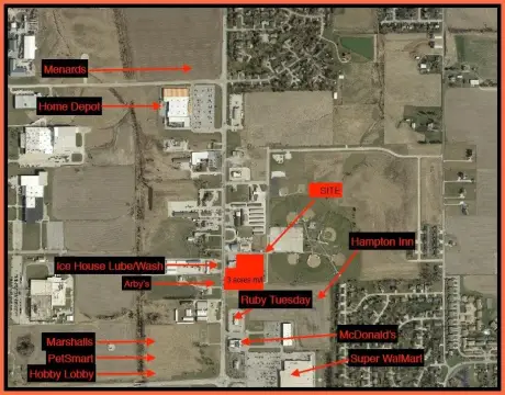 Commercial Corridor Zoned Land