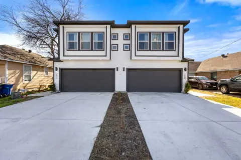 Contemporary Duplex with Garages
