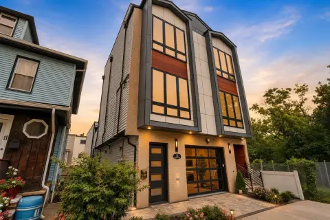 Duplex with Oversized Four-Car Garage
