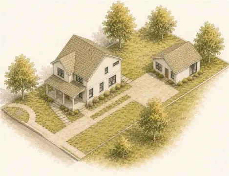 New Construction Duplex with ADU