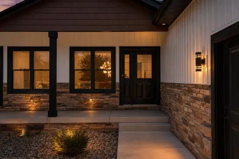 Duplex with Covered Front Porch